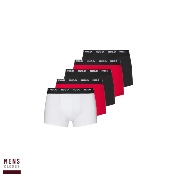 Hugo Boss Trunk 5 pack Black/Red/White