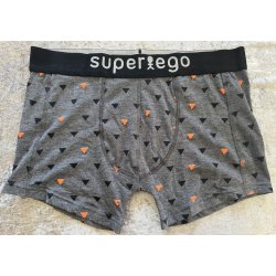 Super Ego  TRUNKS 3 par.  black/grey/blue  MEDIUM