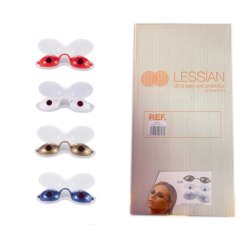 Briller til solarie - Vision 2 "Hvid"