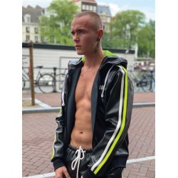 MR trningsdragtjakke - sort - Neon Stripe