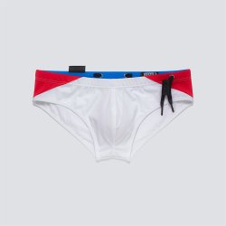 DYNAMITE BRIEF  Red-Blue &amp; White