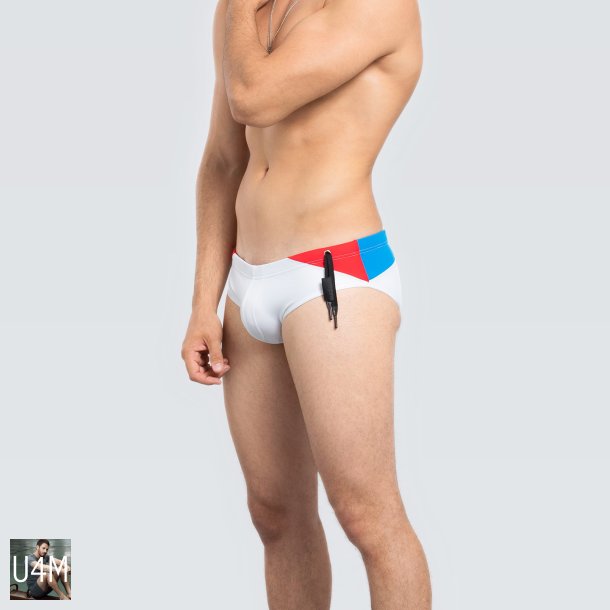 DYNAMITE BRIEF  Red-Blue &amp; White