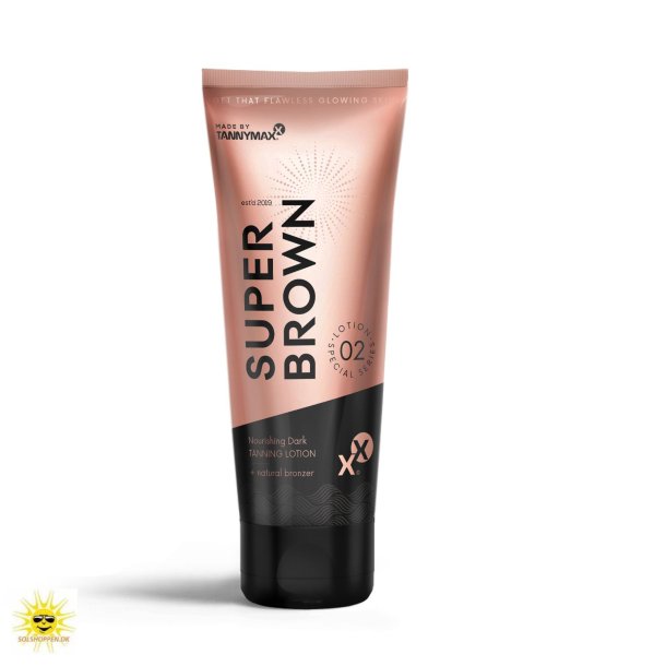 Tanny maxx Super Brown Nourishing Dark Tanning Lotion+ Bronzer - 250 ml.