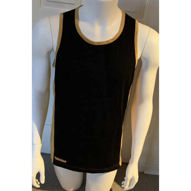 N2N Trainer Tank Top, Sort/gul