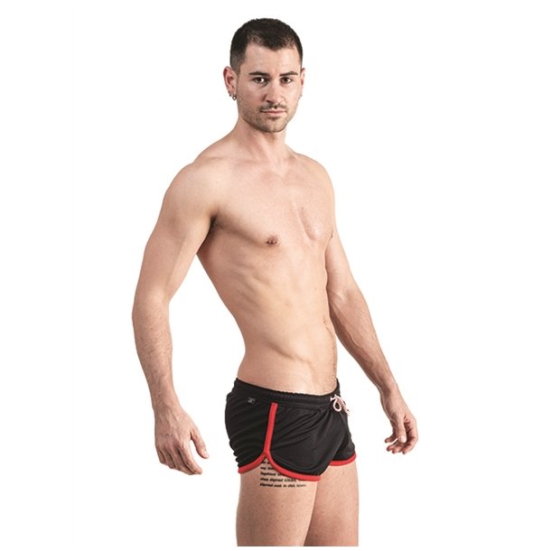 Urban Ibiza Shorts Black Red 