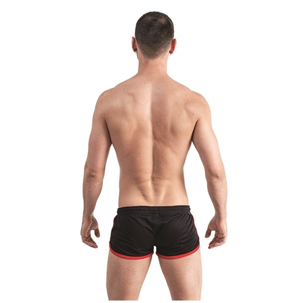 Urban Ibiza Shorts Black Red 