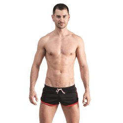 Urban Ibiza Shorts Black Red