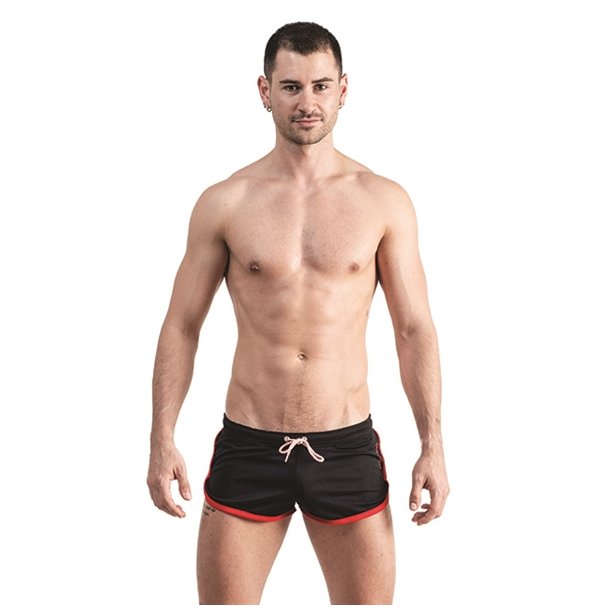 Urban Ibiza Shorts Black Red 