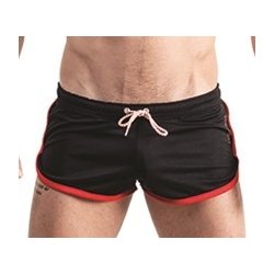 Urban Ibiza Shorts Black Red