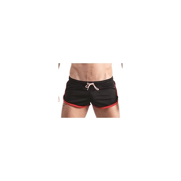 Urban Ibiza Shorts Black Red 