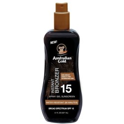 Solcreme med Bronzer faktor 15 Pumpe