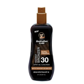 Australian Gold - Solcreme med Bronzer faktor 30 pumpe