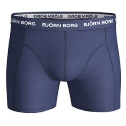 Bjrn Borg Boxer Navy/Blue/blue m. print 3-pack