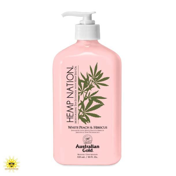 Australian Gold - Hemp nation, White Peach and Hibiscus  Aftersun Bodylotion