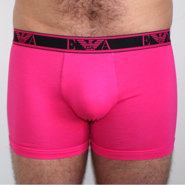 ARMANI 2 PACK BOXERSHORTS PINK OG SORT ST