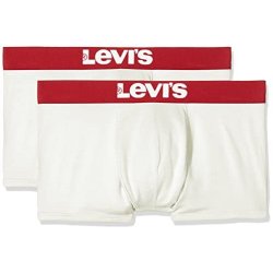 Levis hvide Trunks 2 pack med rd kontrast