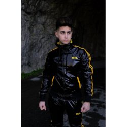 Mr Riegillio PVC Tracksuit Jakke Yellow