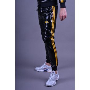 Mr Riegillio PVC Tracksuit Bukser Yellow