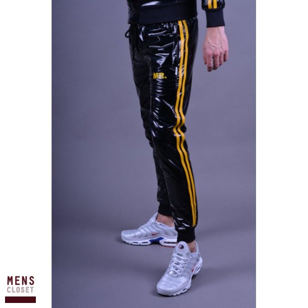 Mr Riegillio PVC Tracksuit Bukser Yellow