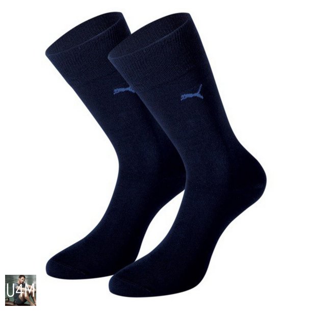 Puma Classic sokker i navy - 2 pack
