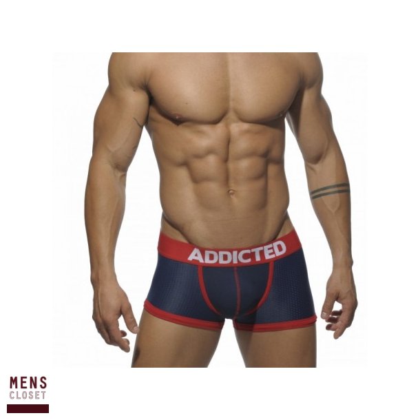 Racing Stripe Boxer m/ Push-Up - Marinebl