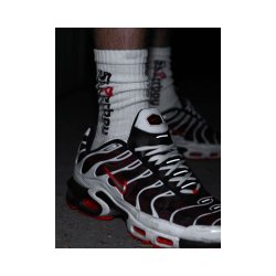 Sk8erboy Crew Socks White