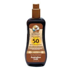 Solcreme med Bronzer  faktor 50 pumpe