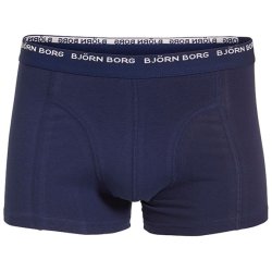 Bjrn Borg 3-to-go Boxershorts 3-pack Sort/Hvid/Bl