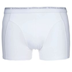 Bjrn Borg 3-to-go Boxershorts 3-pack Sort/Hvid/Rd