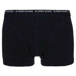 Bjrn Borg 3-to-go Boxershorts 3-pack Sort/Hvid/Bl