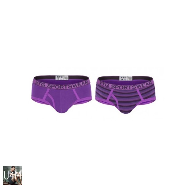 XTG 2-PAK BRIEFS, LILLA